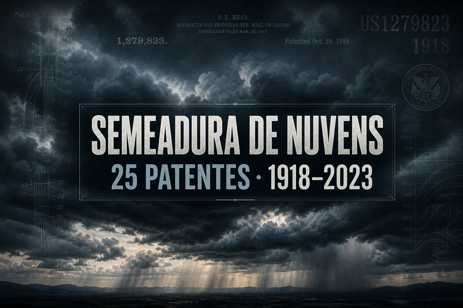 Ícone de chuva — corpus de patentes de semeadura de nuvens
